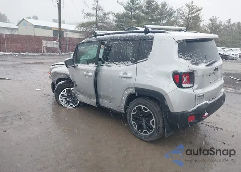 2017 Jeep Renegade Trailhawk 4X4 from USA, damaged, VIN ZACCJBCB5HPE92159